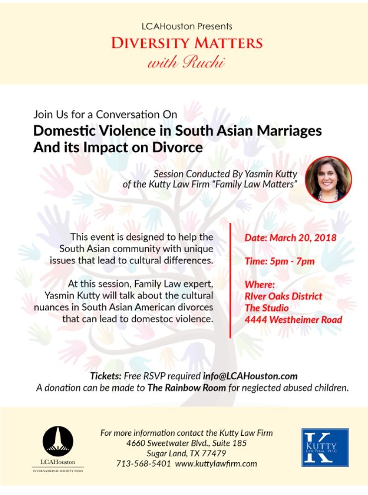 Invitation to event on Domestic Violence