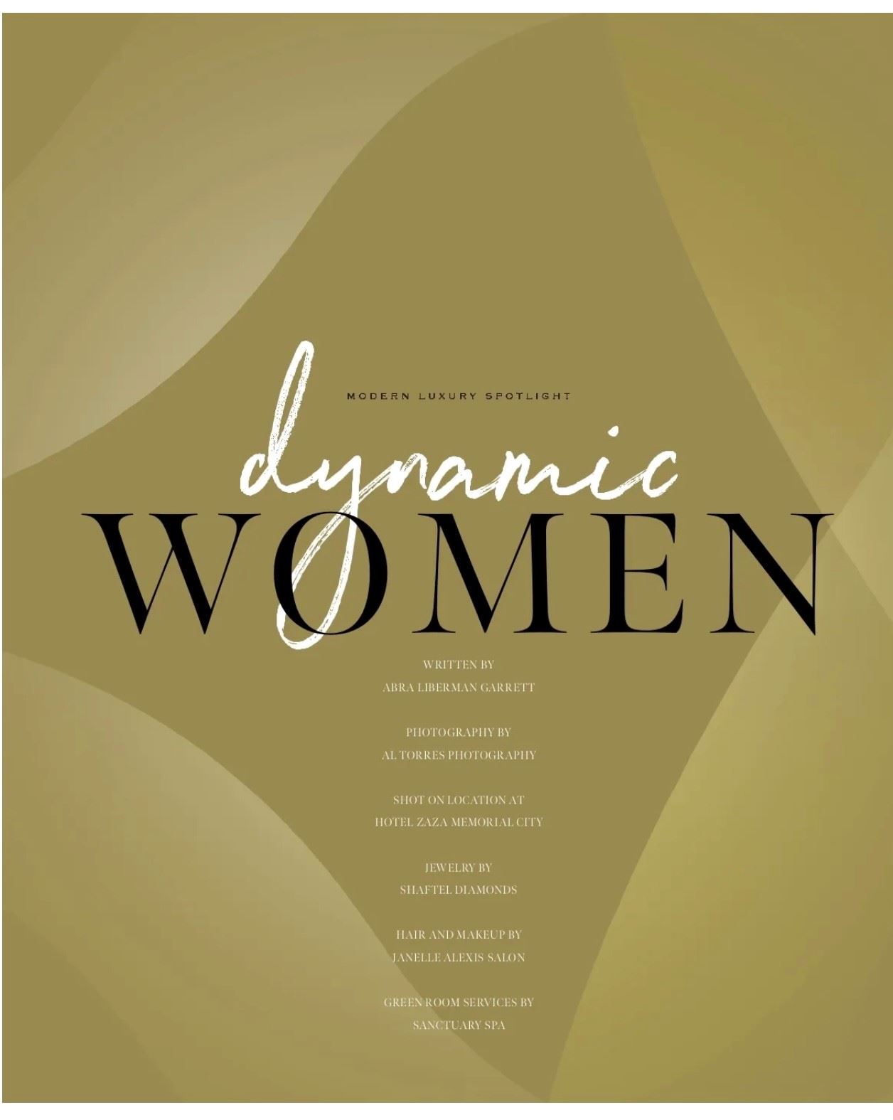 Modern Luxury Houston Dynamic Women